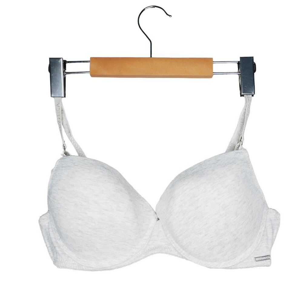 Nautica T-Shirt Bra Padded Comfort Marled Grey 38C
